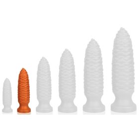 Plug Long Pine – Premium Orange Anal Accessory