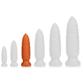 Plug Long Pine M – 18 cm Premium Anal Pampering, Orange