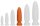 Plug Long Pine L – Long Orange Anal Stimulator (22 cm)