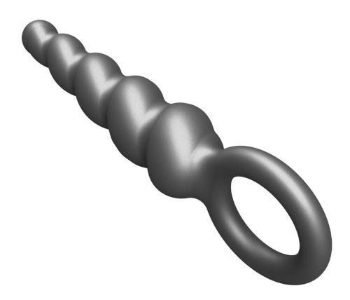 Plug The Screw – premium anal plug grey, 10 x 2.7 cm