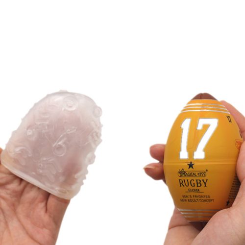 Rugby Ball Clicker – Arousing Masturbator Egg