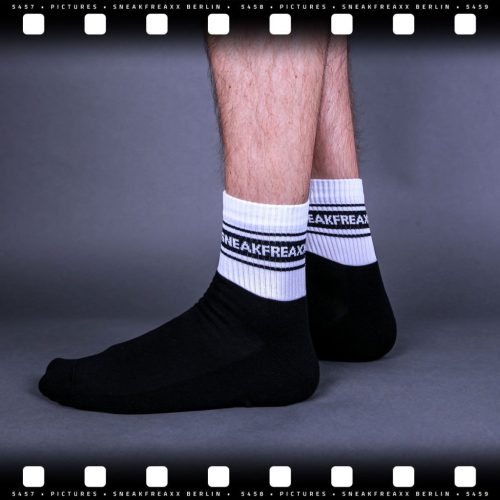 Black and white short socks — a stylish and comfortable choice