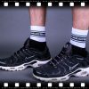 Black and white short socks — a stylish and comfortable choice
