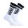 Sneak – stylish white-black socks