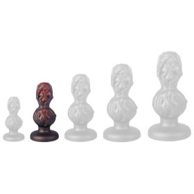 Skullis S Plug – premium anal plug in red and black