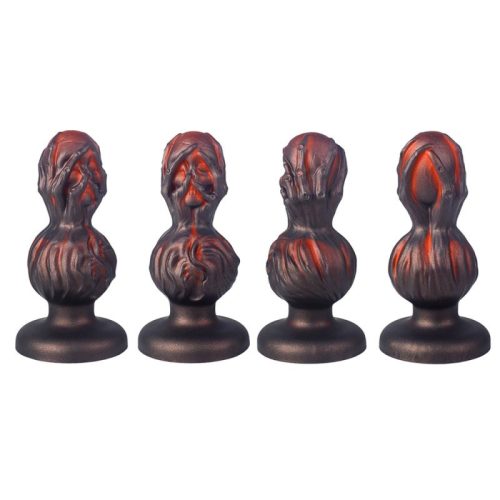 Skullis S Plug – premium anal plug in red and black