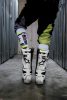 High Mx Socks Sk8erboy – stylish white-fluo-black socks