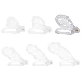   Átlátszó Robat ketrec – prémium férfi eszköz 6,5 x 3,7 cm