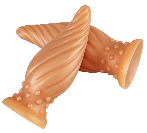 Plug Spiral Pik M – Golden Spiral Anal Accessory 15 cm