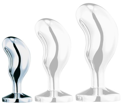 Bijou BEAN SILVER – premium anal accessory, size S