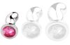 Bijou Bean Silver – Premium Anal Plug, Pink