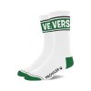 Poem – premium white-green socks pair
