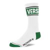 Poem – premium white-green socks pair