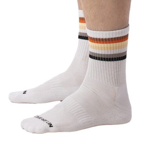 Bear Flag Fetish – white half socks for a premium experience