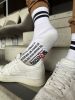 Retro Sk8erboy – white socks in premium style