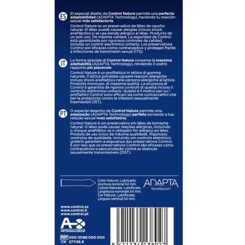 CONTROL Adapta Nature – premium condoms in a pack of 6