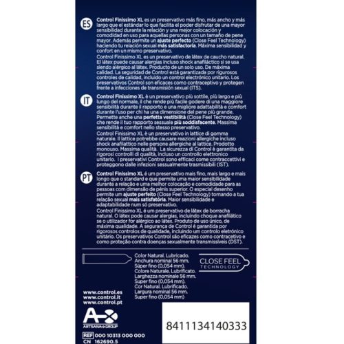 CONTROL Finissimo XL – premium condoms in a pack of 12