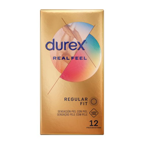 Durex Real Feel – premium sensual condom in a pack of 12