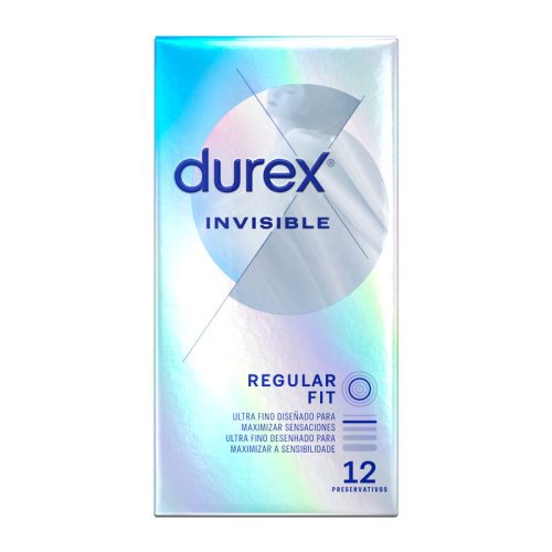 DUREX - Invisible Extra Thin Condoms Set of 12
