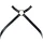 BIJOUX - INDISCRETS Maze – elegant black body strap