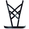 Bijoux Indiscrets - black crossed armor with neck
