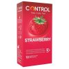 CONTROL - 12 strawberry-flavoured condoms for premium protection