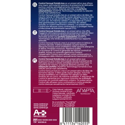 CONTROL – sensual dots and lines set of 12