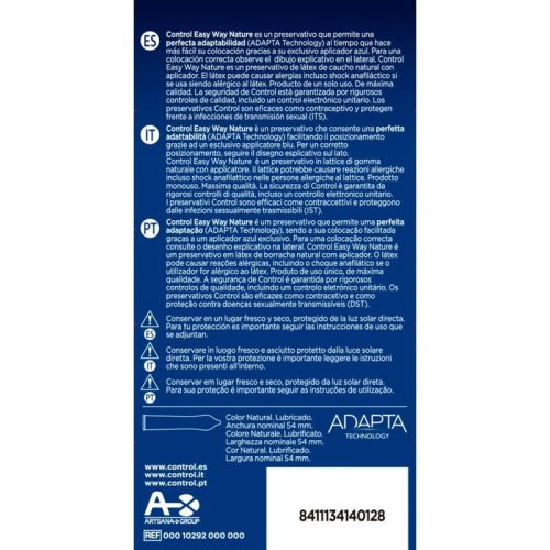 CONTROL NATURE – natural sensory protection 10 pcs