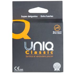 UNIQ – classic latex-free condoms 3 pcs