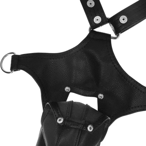 FETISH V-Neck Belt – for men in eco-leather design