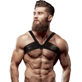 Fetish Submissive - Men's Eco-Leather Chest Strap
