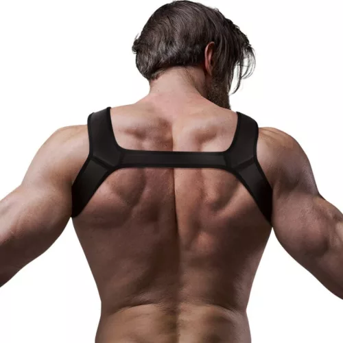 Fetish Submissive – Neoprene Men's Chest Strap in Size M