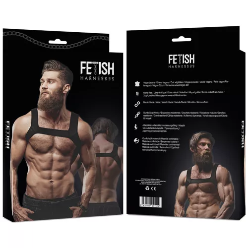 Fetish Submissive – Neoprene Men's Chest Strap in Size M