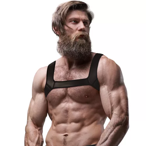 Fetish Submissive – Neoprene Men's Chest Strap in Size M