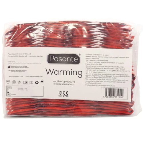 Pasante – condoms with a warming effect (144 pcs)