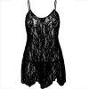 LEG AVENUE – Women's Sensual Nightgown with Floral Lace