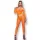 CHILIROSE - sensual orange top and leggings S/M