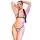 CHILIROSE – elegant silver bikini in size S/M
