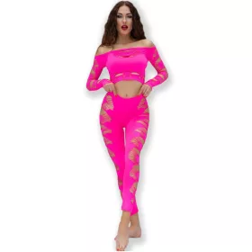 CHILIROSE - sensual fuchsia top and trouser set