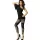CHILIROSE - Stylish Black Leopard Leggings S/M