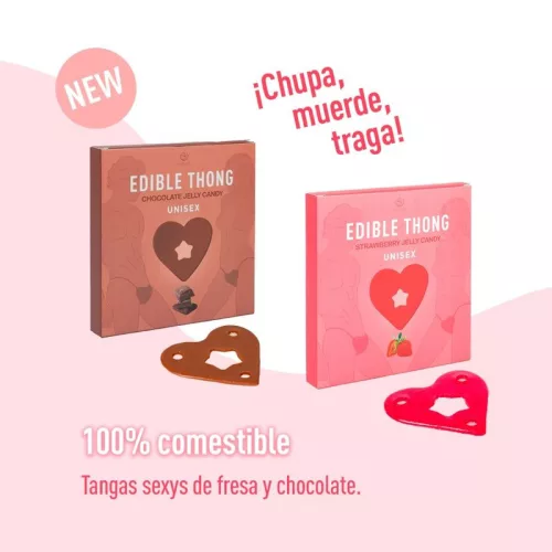 Secret Play – chocolate flavored rubber thong