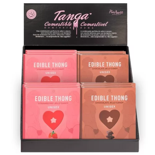 Secret Play – chocolate flavored rubber thong
