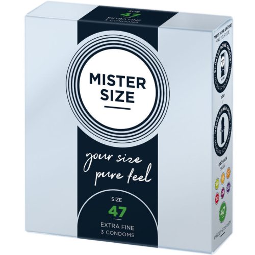 MISTER SIZE - XS condoms 47 mm (3 pcs)