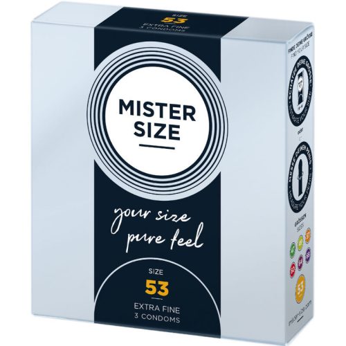 Mister Size - Premium condoms size M (53 mm, 3 pcs)