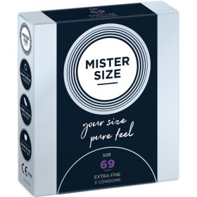 MISTER SIZE - XXXL Condoms 69 mm (3 pcs) For premium comfort