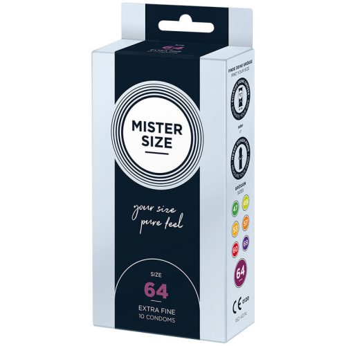 MISTER SIZE – premium XXL condoms 64 mm (10 pcs)