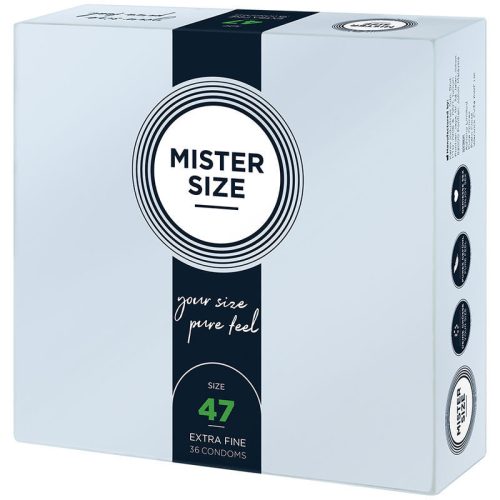 Mister Size - premium XS condoms, 47 mm, 36 pcs