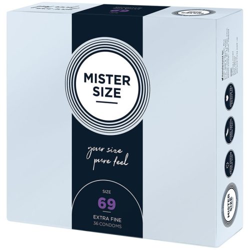 MISTER SIZE – XXXL Condoms 69 mm (36 pcs) Premium Protection