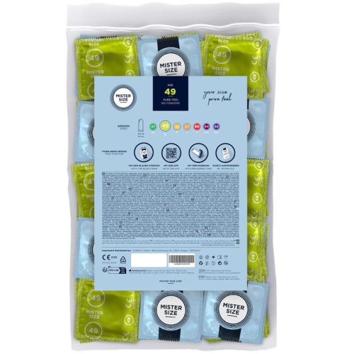 MISTER SIZE - Premium condoms S 49 mm (100 pcs)