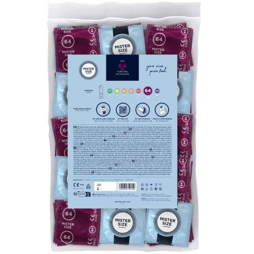 MISTER SIZE - XXL Premium Condoms (64 mm, 100 pcs)